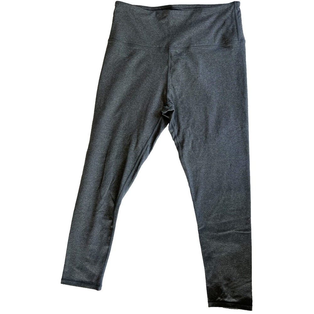 Kyodan Leggings Womens XL Gray‎ High Waist Stretch Activewear Yoga Pants Gym